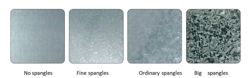 Hot Dipped 55% Al-Zn Aluzinc Roofing Sheet spangle Hot Dipped 55% Al-Zn Aluzinc Roofing Sheet spangle